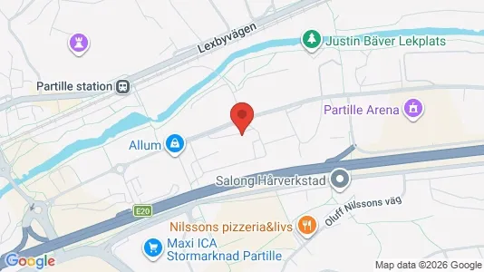 Apartments for rent i Partille - kort over placeringen