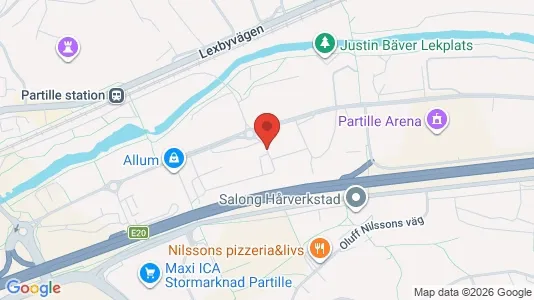 Apartments for rent i Partille - kort over placeringen
