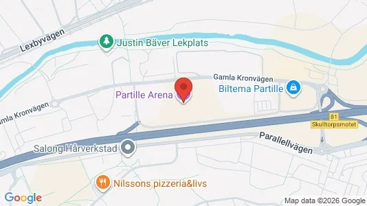 Apartments for rent i Partille - kort over placeringen