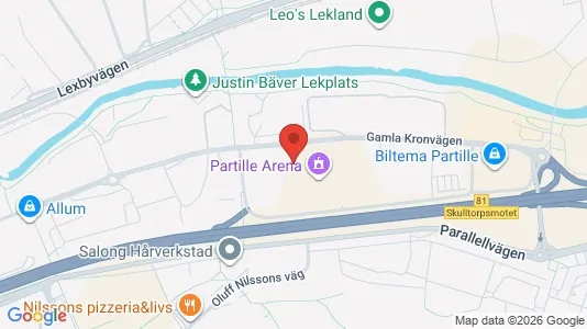 Apartments for rent i Partille - kort over placeringen