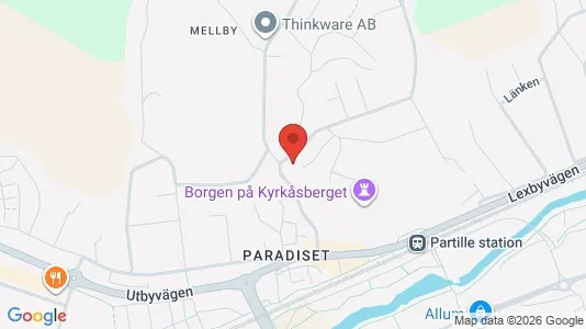 Apartments for rent i Partille - kort over placeringen