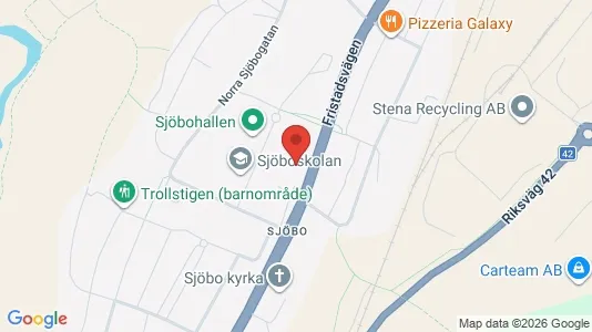 Apartments for rent i Borås - kort over placeringen