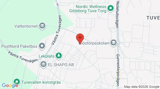 Apartments for rent i Lundby - kort over placeringen