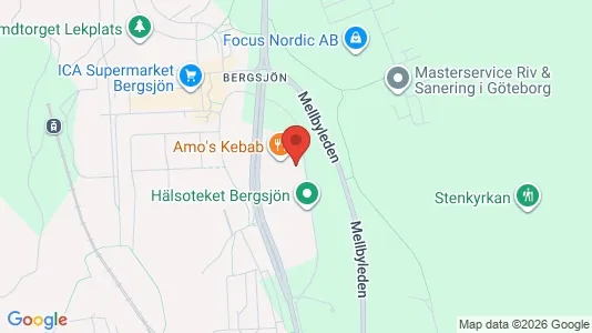 Apartments for rent i Gothenburg East - kort over placeringen