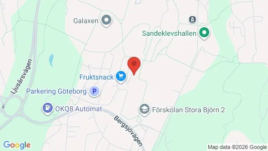 Apartments for rent i Gothenburg East - kort over placeringen