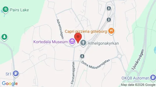 Apartments for rent i Gothenburg East - kort over placeringen