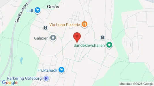 Apartments for rent i Gothenburg East - kort over placeringen