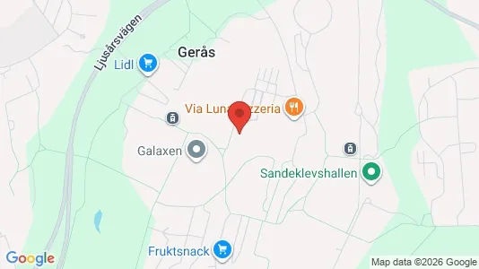 Apartments for rent i Gothenburg East - kort over placeringen