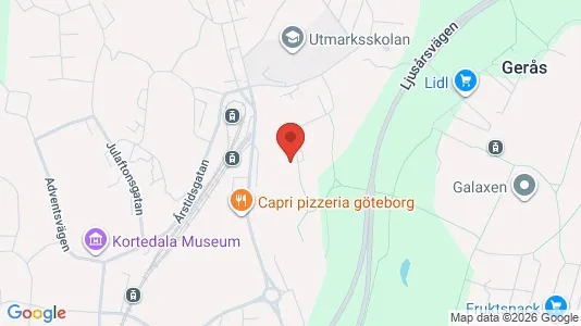 Apartments for rent i Gothenburg East - kort over placeringen