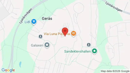Apartments for rent i Gothenburg East - kort over placeringen