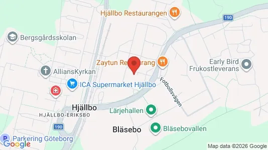 Apartments for rent i Angered - kort over placeringen