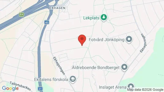 Apartments for rent i Jönköping - kort over placeringen