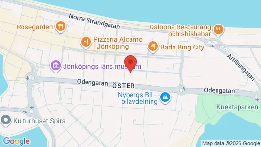 Apartments for rent i Jönköping - kort over placeringen