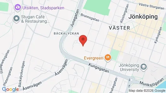 Apartments for rent i Jönköping - kort over placeringen