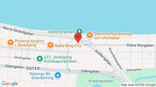 Apartments for rent i Jönköping - kort over placeringen