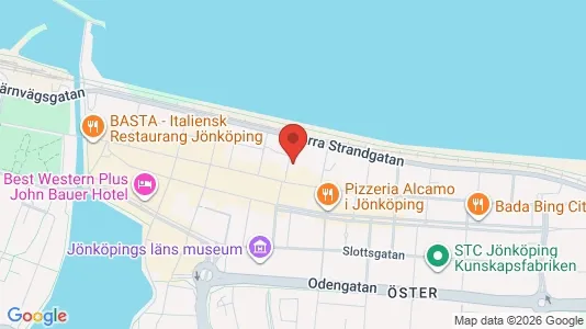 Apartments for rent i Jönköping - kort over placeringen