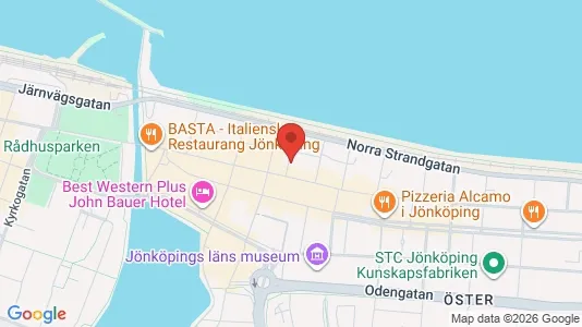 Apartments for rent i Jönköping - kort over placeringen