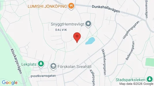 Apartments for rent i Jönköping - kort over placeringen