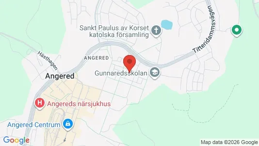Apartments for rent i Angered - kort over placeringen