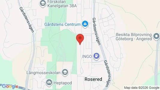 Apartments for rent i Angered - kort over placeringen