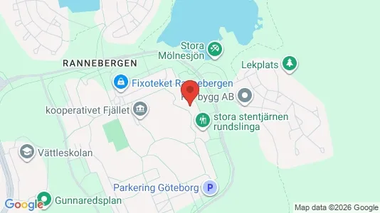 Apartments for rent i Angered - kort over placeringen