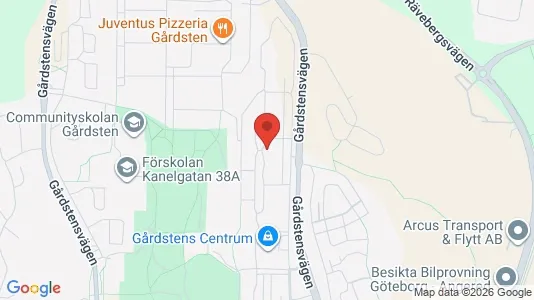 Apartments for rent i Angered - kort over placeringen
