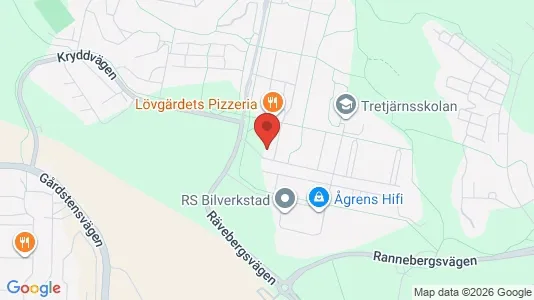Apartments for rent i Angered - kort over placeringen