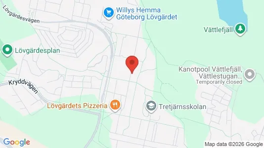 Apartments for rent i Angered - kort over placeringen