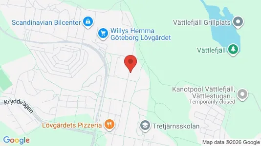 Apartments for rent i Angered - kort over placeringen