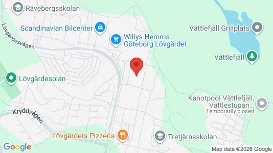 Apartments for rent i Angered - kort over placeringen