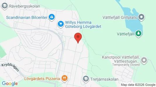 Apartments for rent i Angered - kort over placeringen