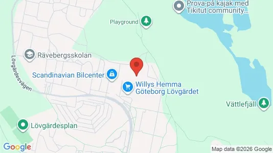 Apartments for rent i Angered - kort over placeringen