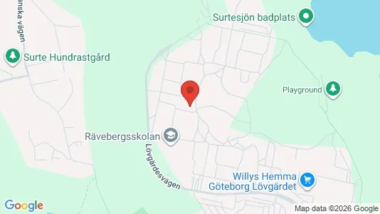 Apartments for rent i Angered - kort over placeringen