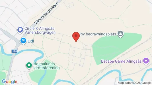Apartments for rent i Alingsås - kort over placeringen