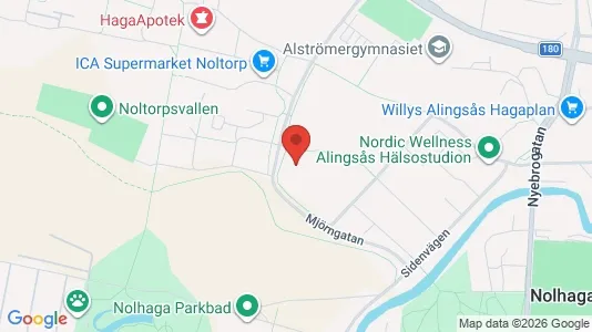 Apartments for rent i Alingsås - kort over placeringen