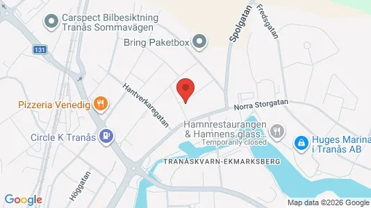 Apartments for rent i Tranås - kort over placeringen