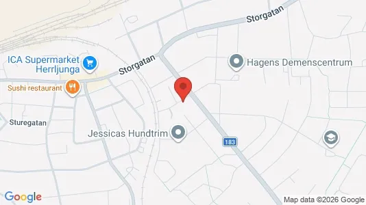 Apartments for rent i Herrljunga - kort over placeringen