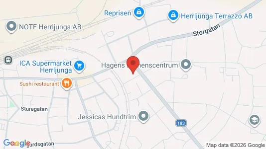 Apartments for rent i Herrljunga - kort over placeringen