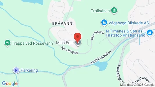 Apartments for rent i Kristiansand - kort over placeringen