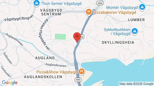 Apartments for rent i Kristiansand - kort over placeringen