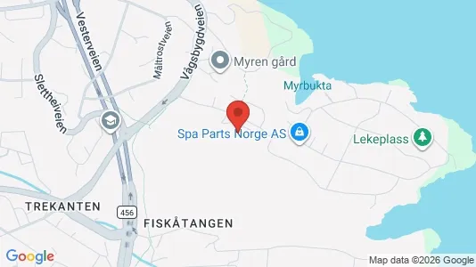 Apartments for rent i Kristiansand - kort over placeringen
