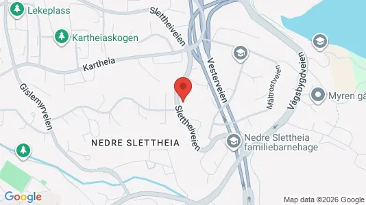 Apartments for rent i Kristiansand - kort over placeringen