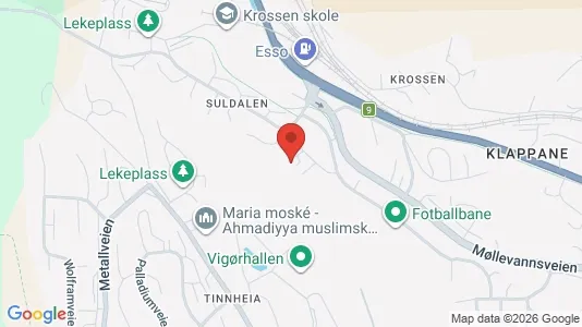 Apartments for rent i Kristiansand - kort over placeringen