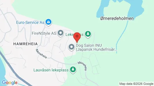 Rooms for rent i Kristiansand - kort over placeringen