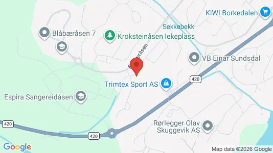 Apartments for rent i Lillesand - kort over placeringen