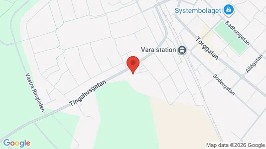 Apartments for rent i Vara - kort over placeringen