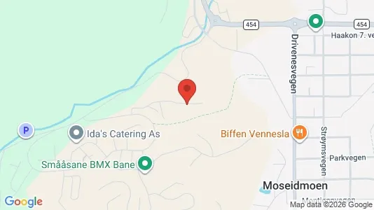 Apartments for rent i Vennesla - kort over placeringen