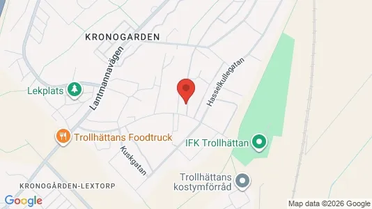 Apartments for rent i Trollhättan - kort over placeringen