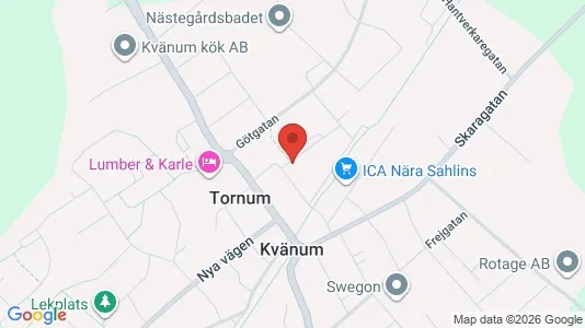 Apartments for rent i Vara - kort over placeringen
