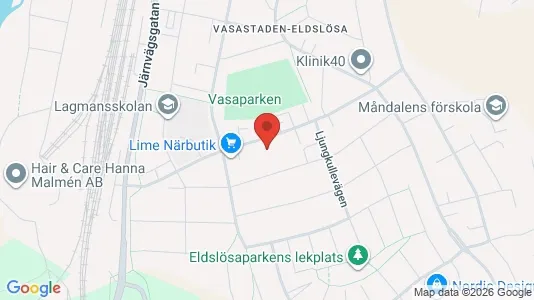 Apartments for rent i Mjölby - kort over placeringen
